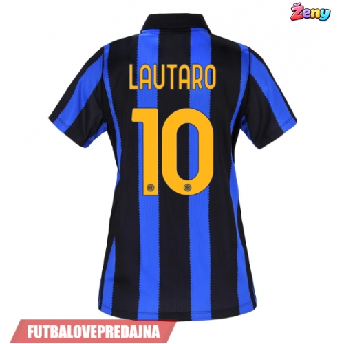 Lacne Ženy Futbalové dres Inter Milan Lautaro Martinez #10 2026-27 Krátky Rukáv - Domáci